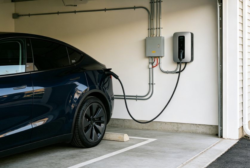 Home Ev Charger Installation Service For Underground Garages